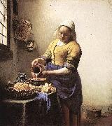 The Milkmaid yi VERMEER VAN DELFT, Jan